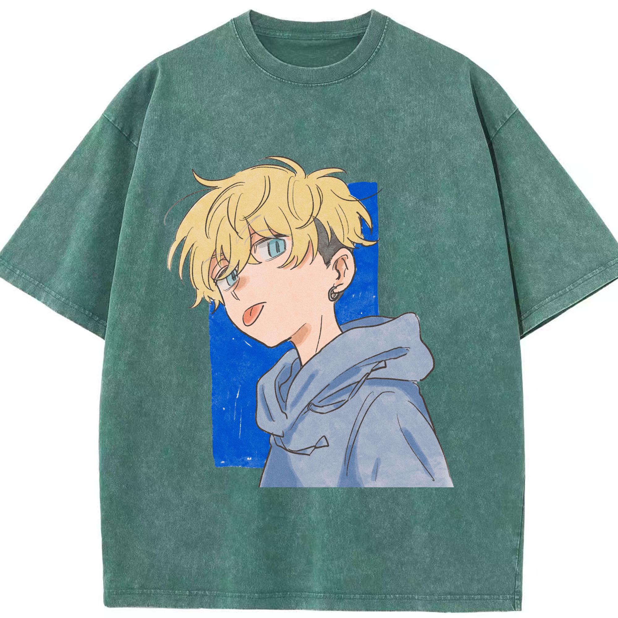 （画像用） 東京リベンジャーズ Tokyo Revengers 綿100% ヴィンテージ風 半袖Tシャツ（フロントプリント）